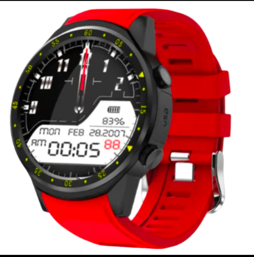 Sports Pedometer GPS Smart Watch Black