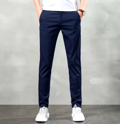 GolfThing Ultra Thin Elasticated Golf Chinos - Light Khaki