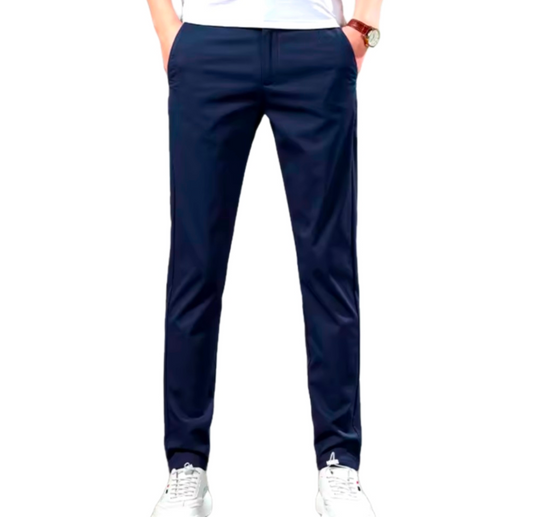 GolfThing Ultra Thin & Elastic Golf Chinos Navy