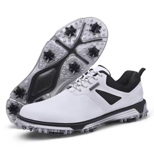 Men's GolfThing Fitness SoftSpike Golf Shoes White