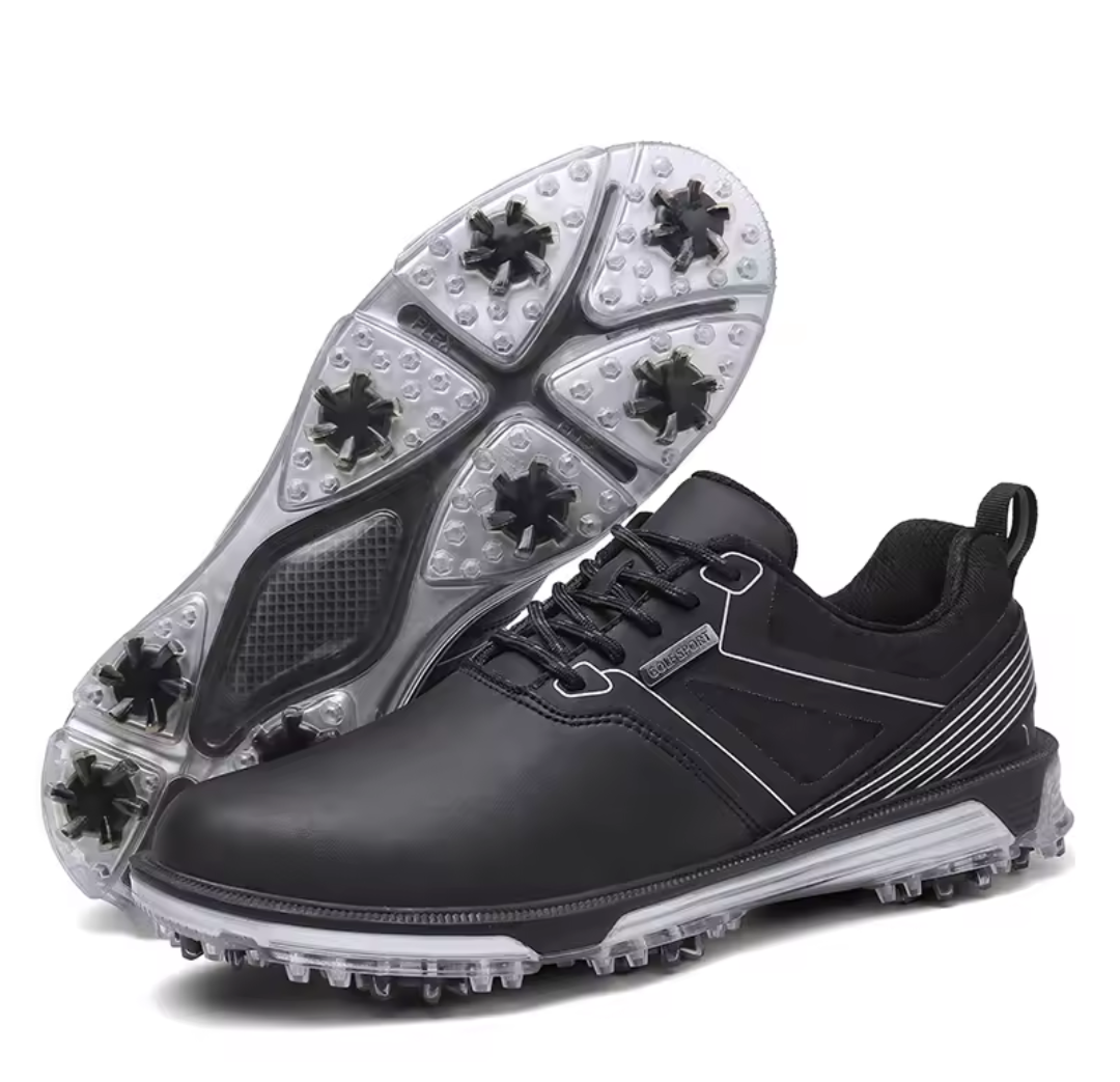 Men's GolfThing Fitness SoftSpike Golf Shoes White