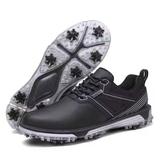 Men's GolfThing Fitness SoftSpike Golf Shoes Black