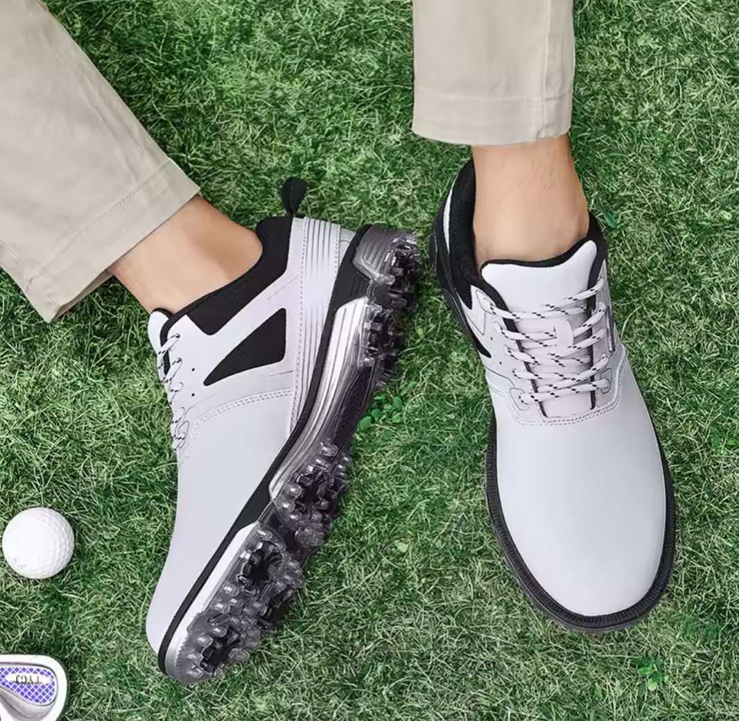 Men's GolfThing Fitness SoftSpike Golf Shoes White