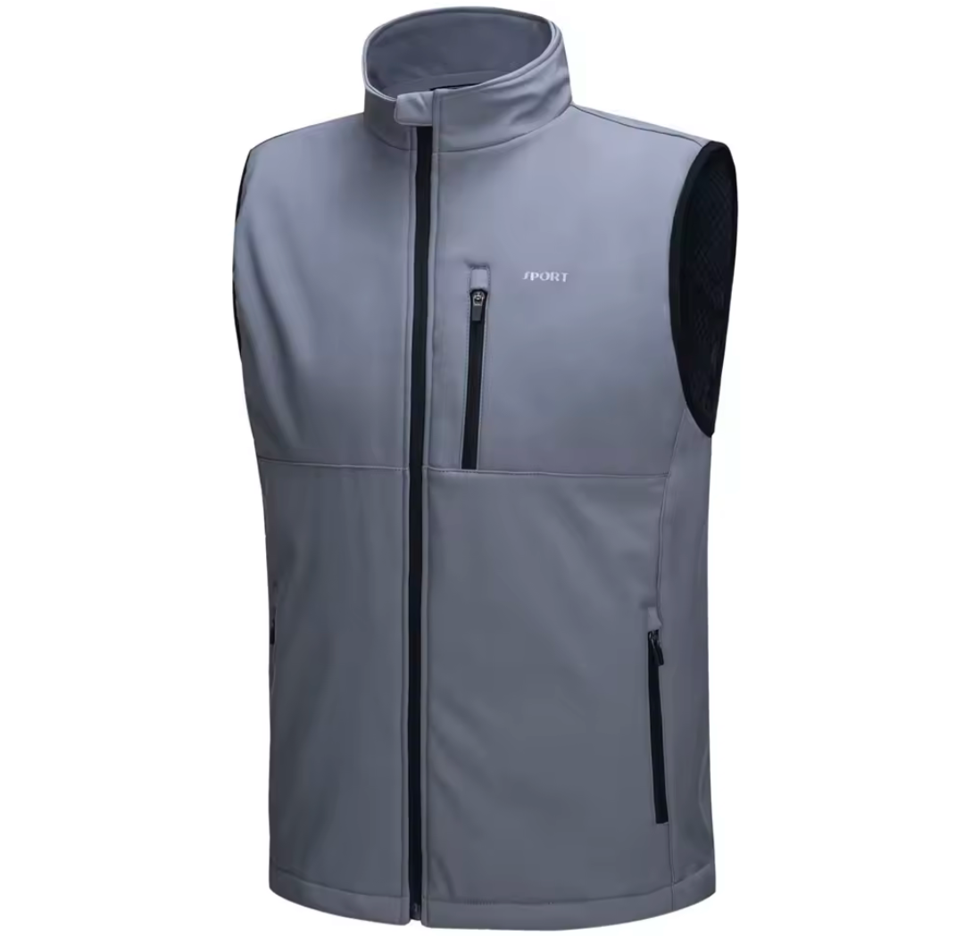 GolfThing Lightweight Golf Gilet Grey