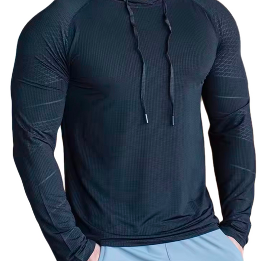 Men's GolfThing  Slim Fit Golf Hoodie Black