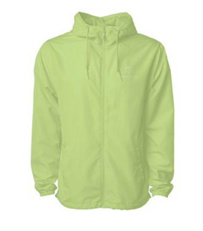 GolfThing Waterproof Lightweight Golf Windbreaker Light Green
