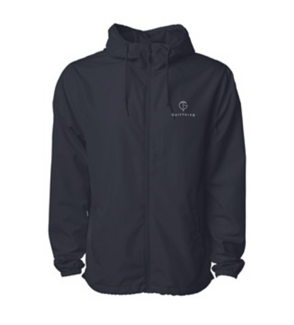 GolfThing Waterproof Lightweight Golf Windbreaker Classic Navy