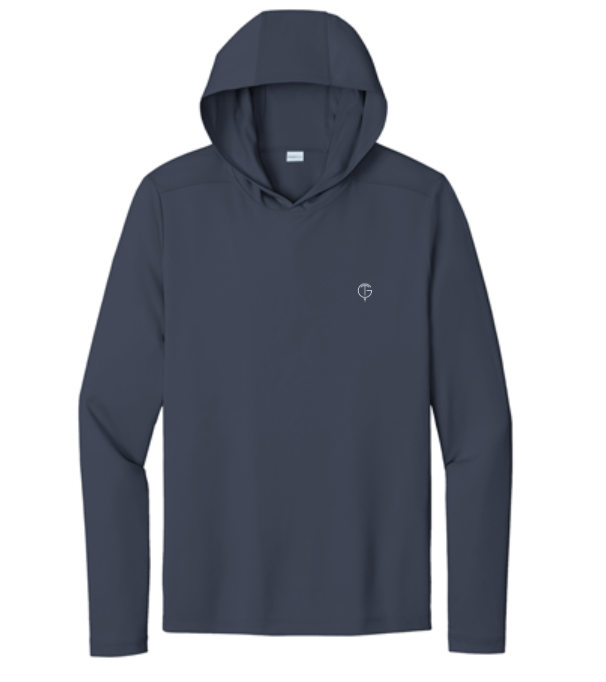 GolfThing TrueForm Golf Hoodie Navy - Moisture Wicking