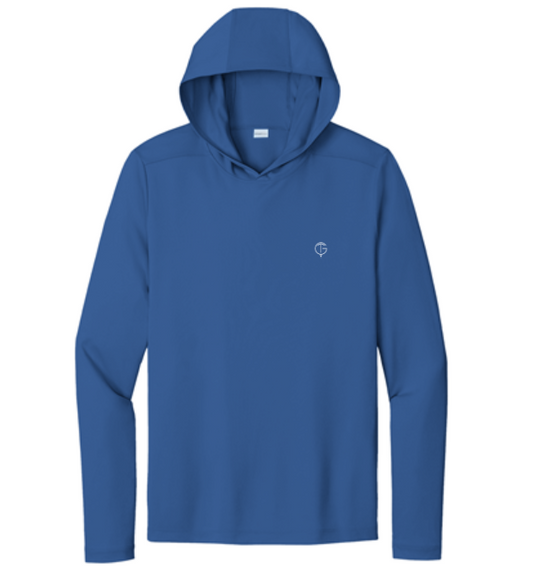 GolfThing TrueForm Golf Hoodie Royal Blue - Moisture Wicking