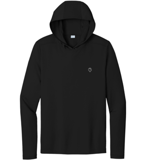 GolfThing TrueForm Golf Hoodie Black - Moisture Wicking