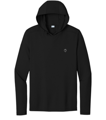 GolfThing TrueForm Golf Hoodie Black - Moisture Wicking