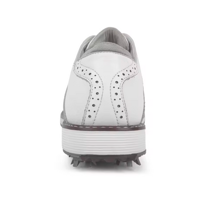 GolfThing Classic Golf Shoes - White Soft Spike