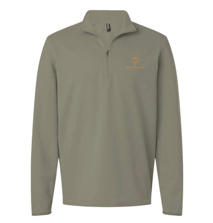 GolfThing Signature Zip Golf Sweater Golf Pine