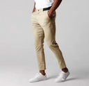 GolfThing Men's Ultra Stretch Chinos – Modern Slim Fit, 4-Way Stretch