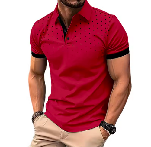 GolfThing FlexFit Polo Shirt - Red