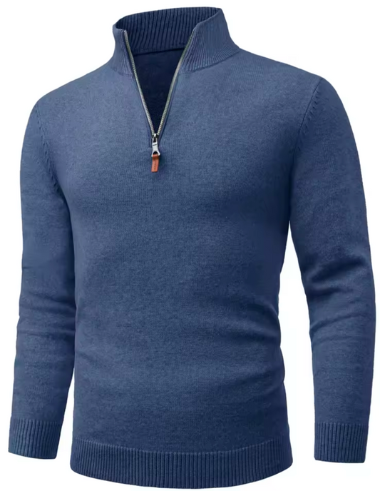 GolfThing Men’s Cotton Quarter Zip Jumper for Golf
