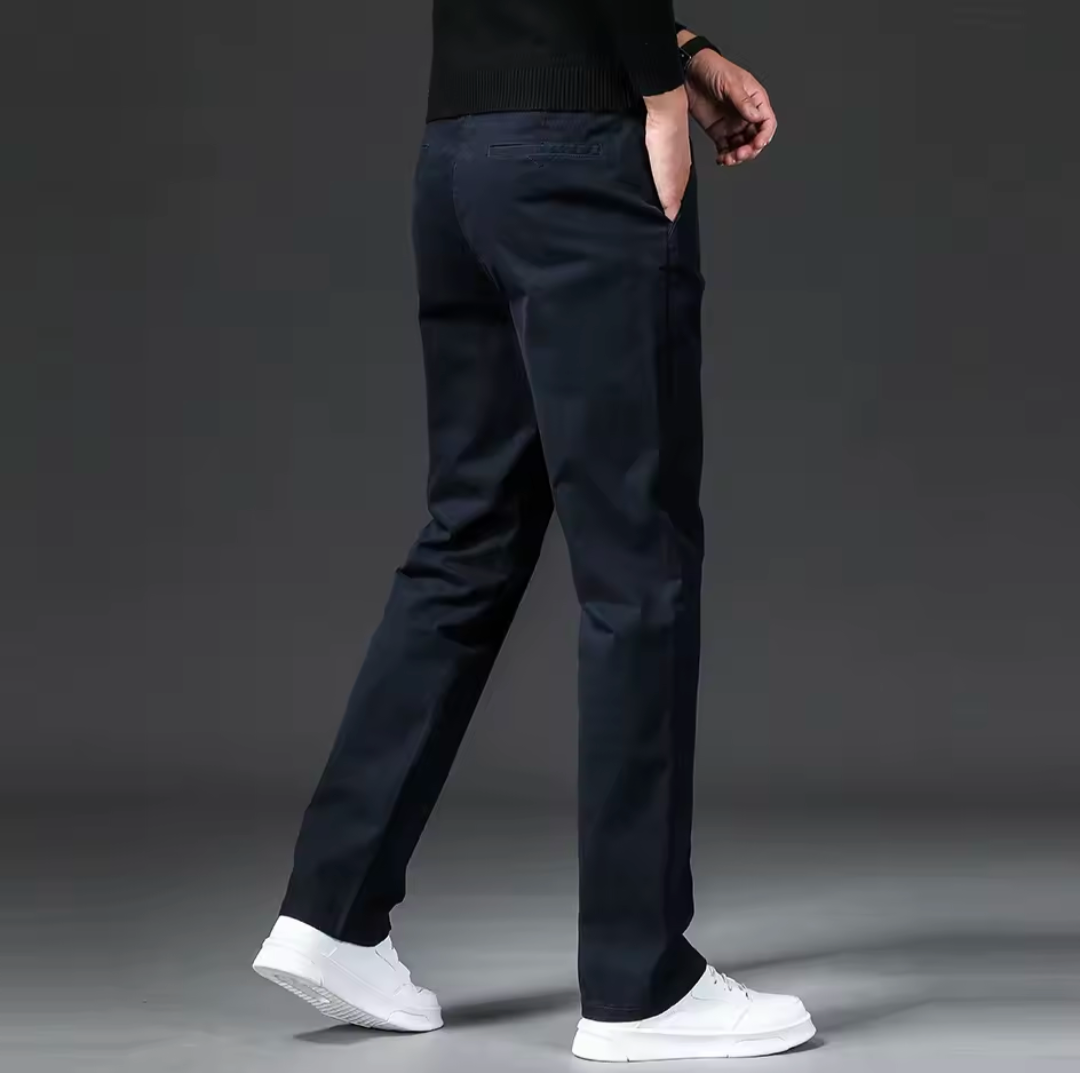 GolfThing Straight Fit Cotton Stretch Chinos  - Golf Trousers