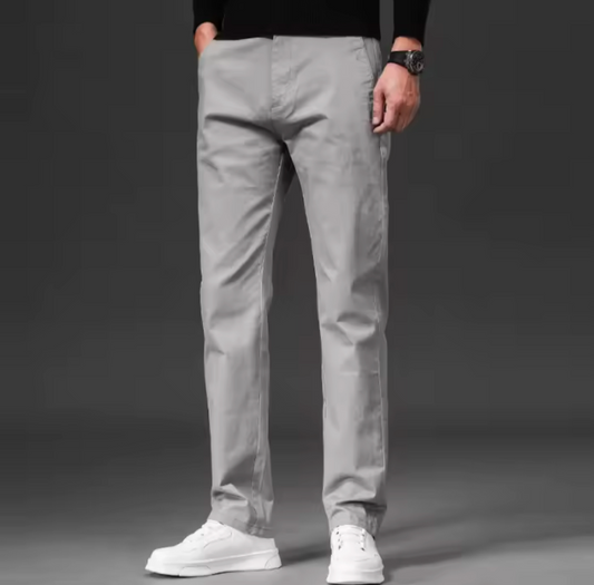 GolfThing Straight Fit Cotton Stretch Chinos  - Golf Trousers
