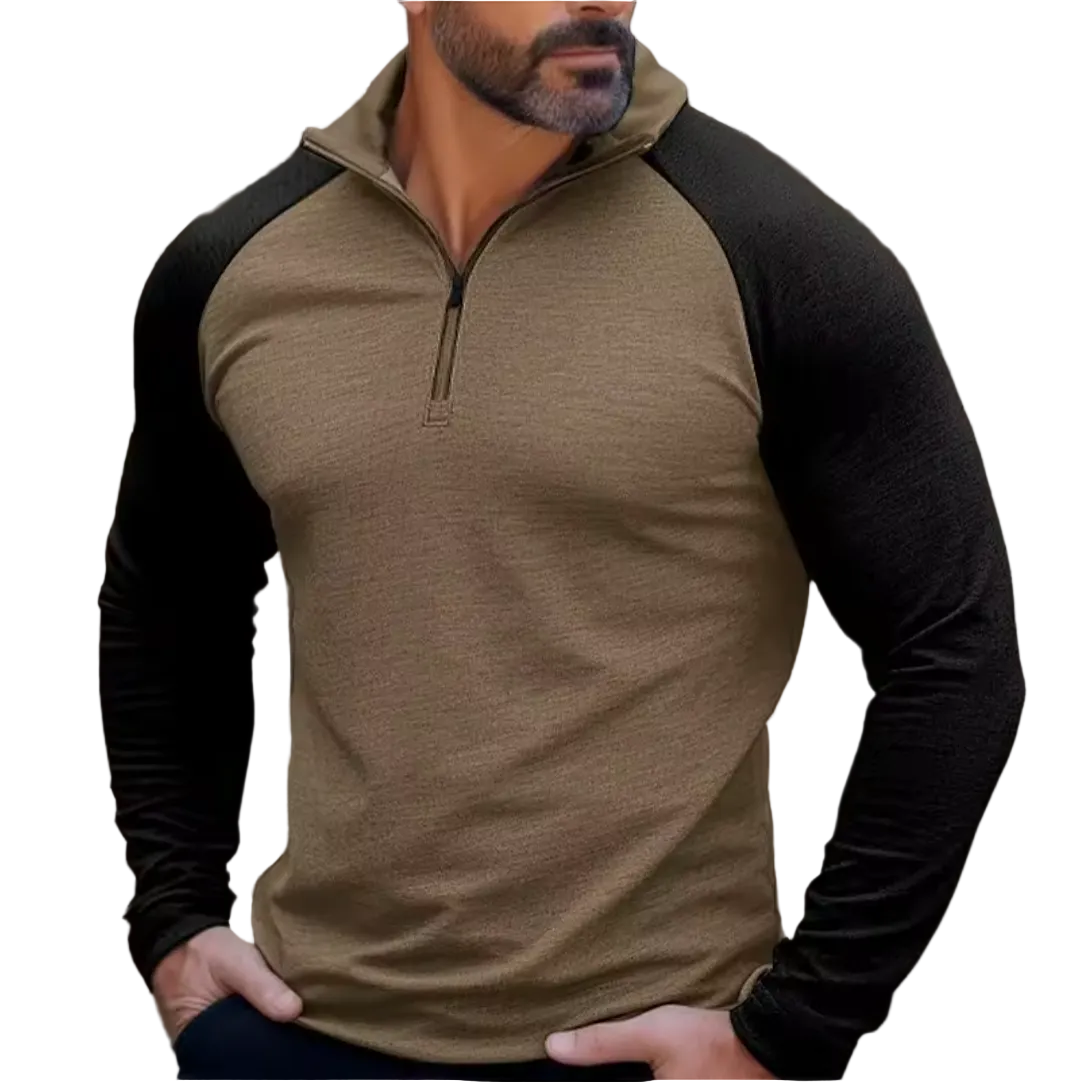 GolfThing Motion Quarter Zip Golf Sweater