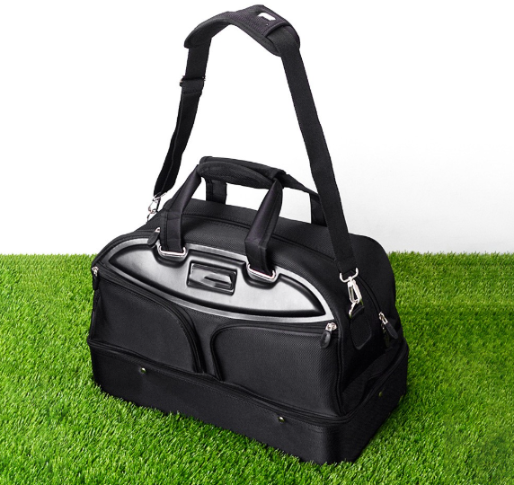 GolfThing Nylon Double-Layer Golf Clothing Bag with Large Capacity