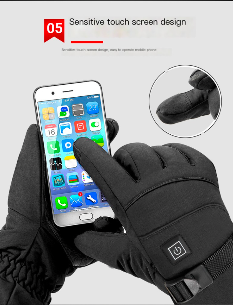 GolfThing Rechargeable Heated Golf Gloves - Includes Rechargeable Lithium Battery