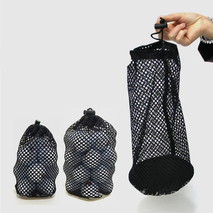 Golf Ball Drawstring Mesh Bags - Holds 15/25/50 Balls