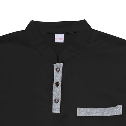 Men's GolfThing Short Sleeved Polo Shirt with Coloured Trim & Smart Lapel Grey