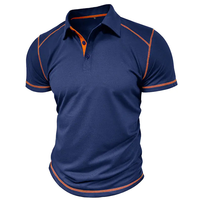 GolfThing Contrast Polo Shirt