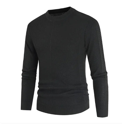 GolfThing Classic Comfort Round Neck Sweater - Easy Care Red