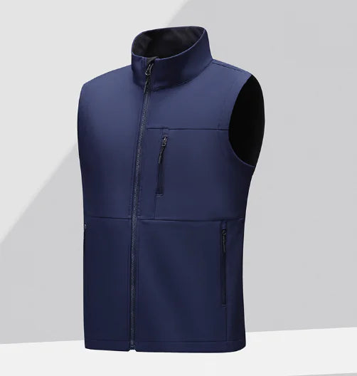 GolfThing Soft Shell Waterproof Links Gilet - Green