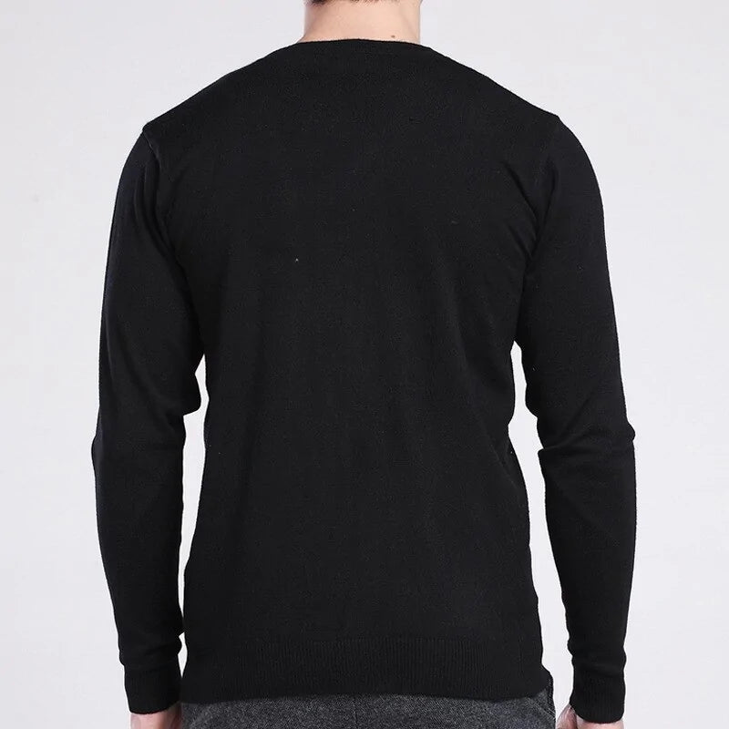 Men's GolfThing Golf Cardigan Sweater - Dark Grey