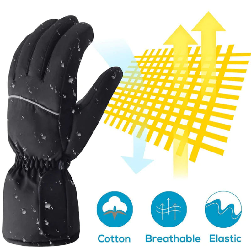 GolfThing Heated Gloves Black