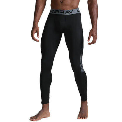 GolfThing Performance Compression Sports Leggings - Reduce Muscle Fatigue White