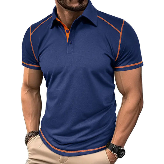 GolfThing Contrast Polo Shirt