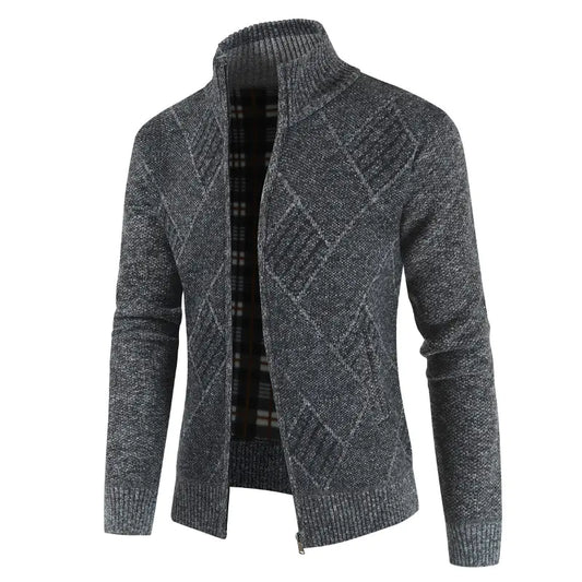 GolfThing Heritage Zip Golf Fleece - Dark Grey