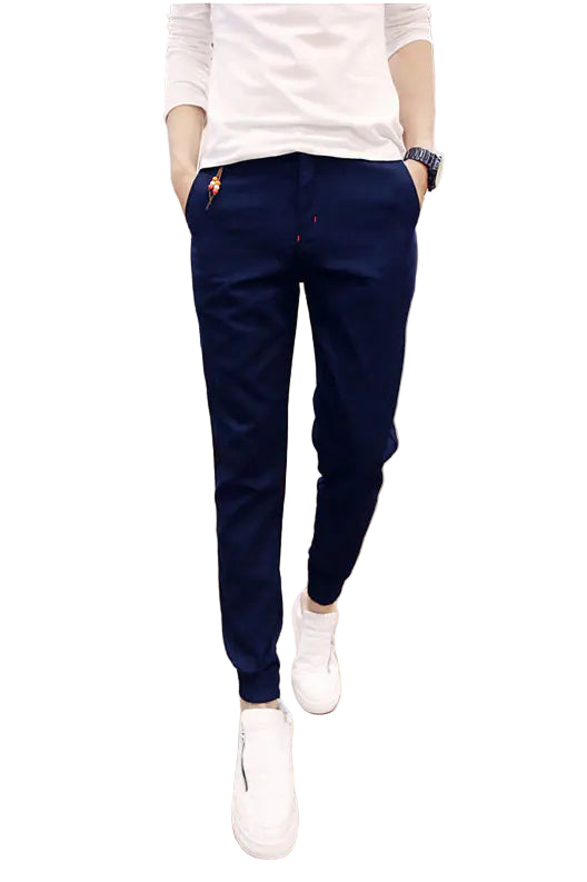 GolfThing Soft Cotton Cuffed Trousers