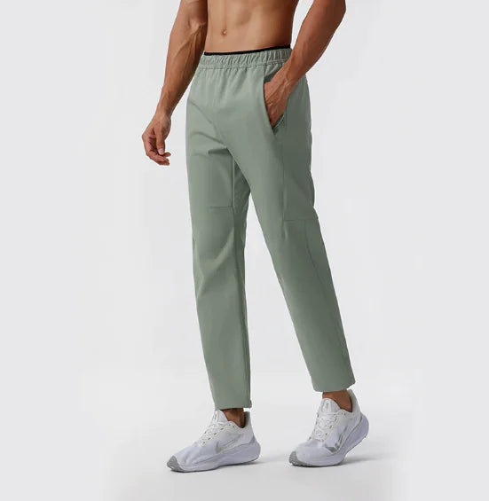 GolfThing Quick-Dry Golf Joggers – Elastic Waist Golf Trousers, Uncuffed Design