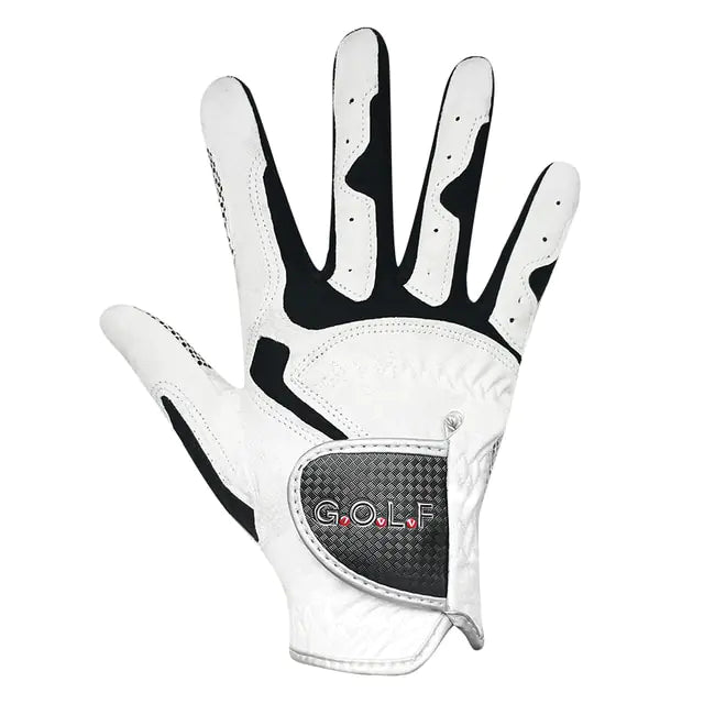 Men's Golf Improved Grip Glove Left Handed White