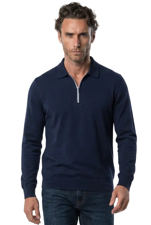 GolfThing men's quarter zip moisture-wicking golf jumper