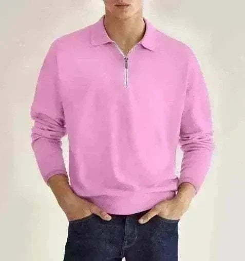Mens moisture-wicking quarter zip golf jumper by GolfThing