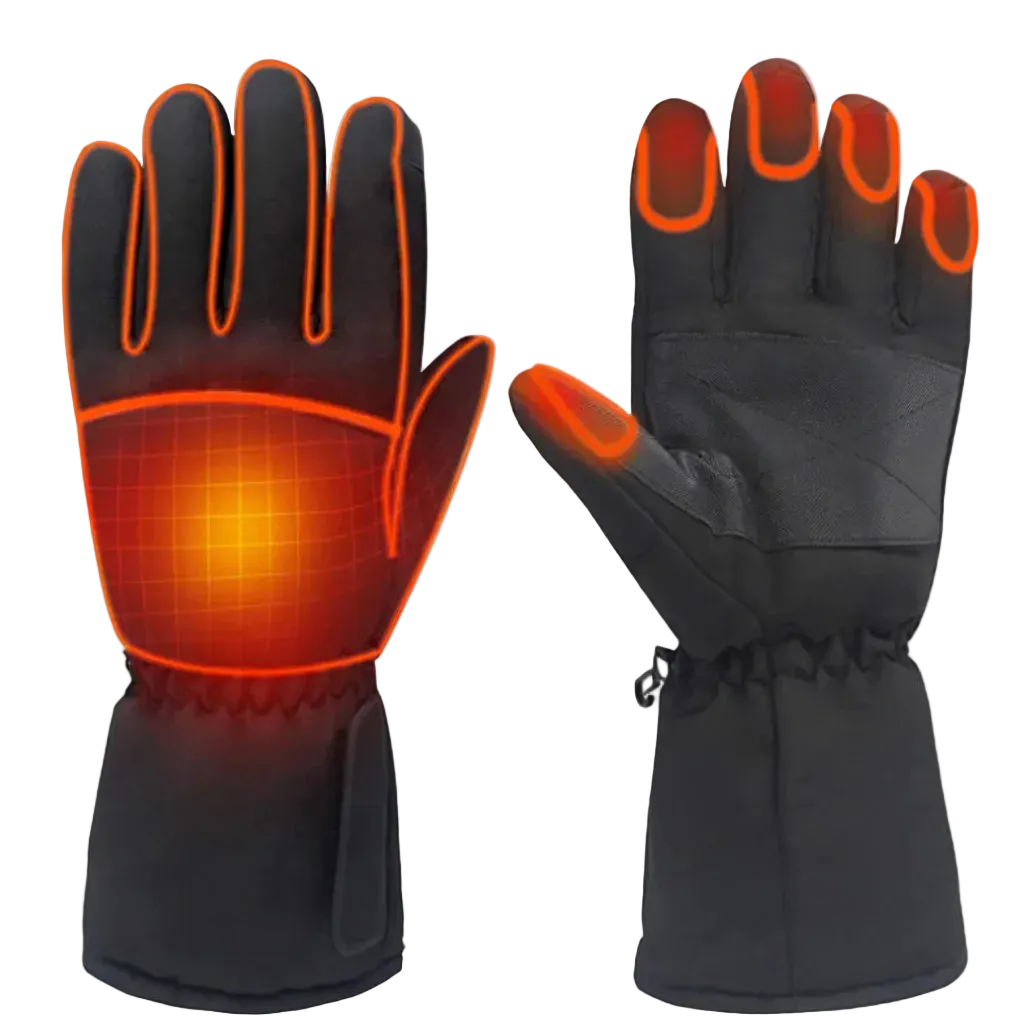 GolfThing heated gloves with adjustable electric warmth for winter outdoor sports