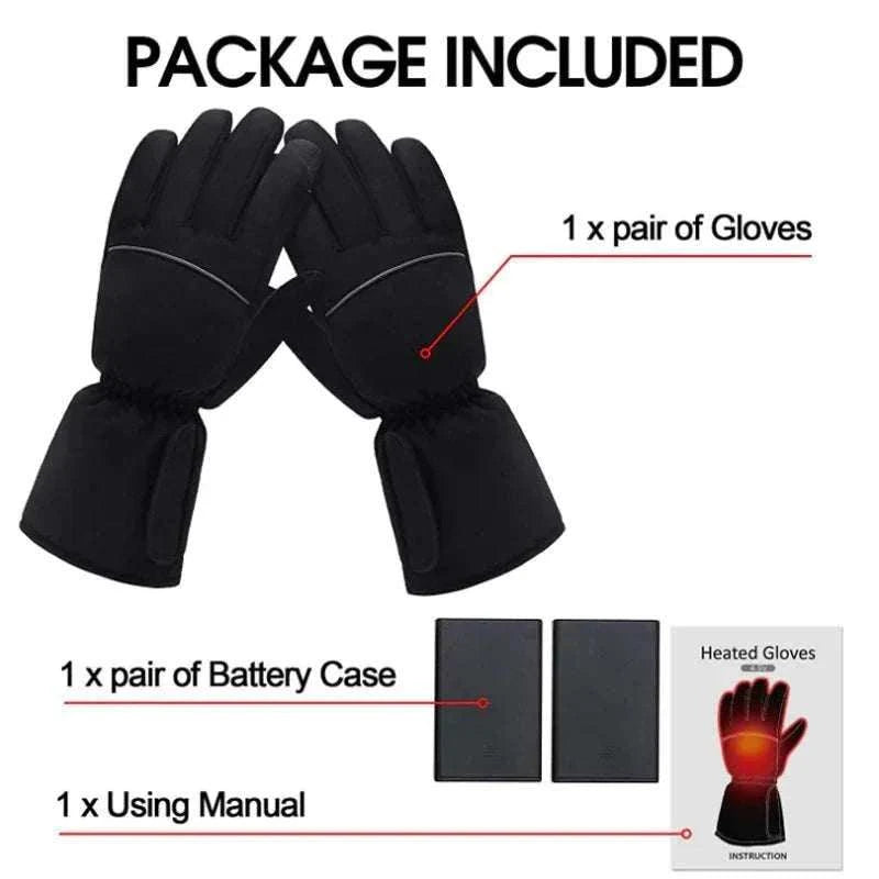 GolfThing heated gloves with adjustable temperature for winter sports