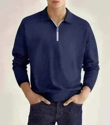 GolfThing Men's Elite quarter zip golf jumper in moisture-wicking fabric