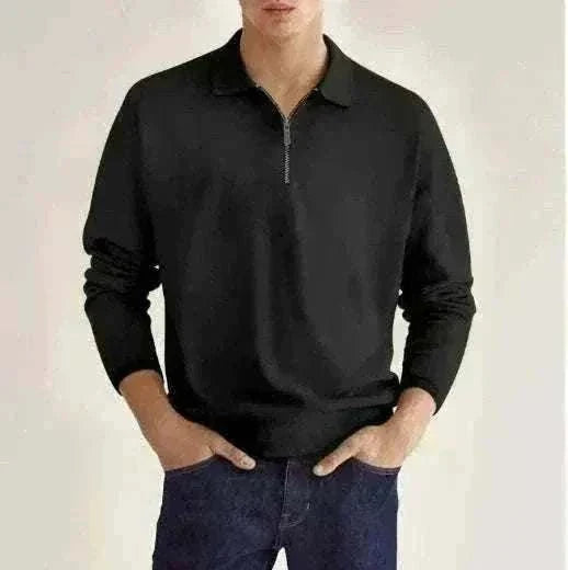 GolfThing Men's Elite moisture-wicking quarter zip golf jumper