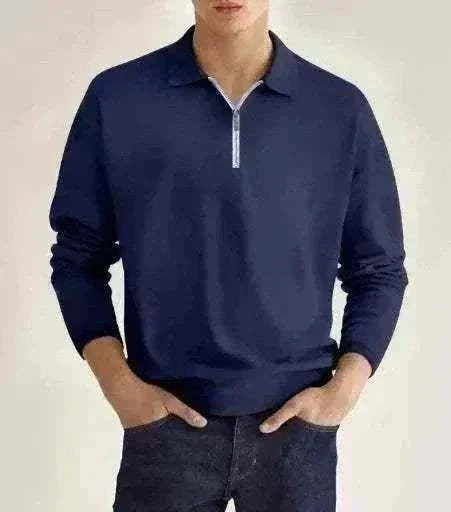 GolfThing Men's Elite moisture-wicking quarter zip golf jumper