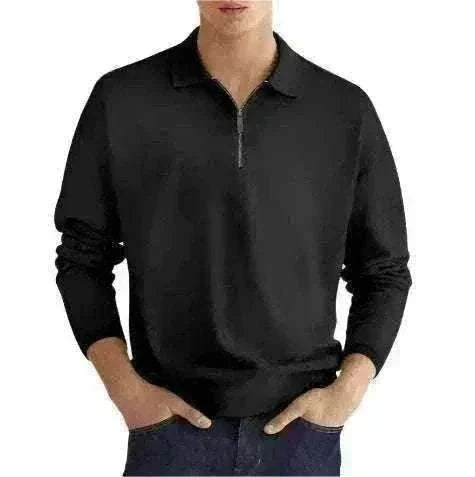 GolfThing men's quarter zip golf jumper moisture-wicking fabric
