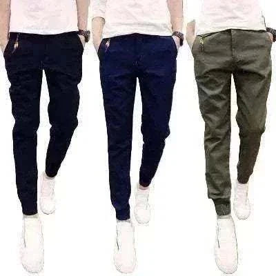 GolfThing soft cotton cuffed golf trousers in modern style