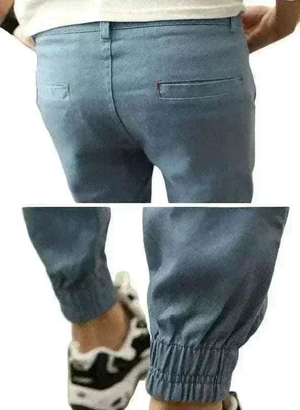 Men's GolfThing soft cotton cuffed golf trousers in modern style