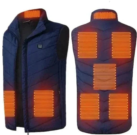 GolfThing USB heated gilet with USB power and multiple pockets