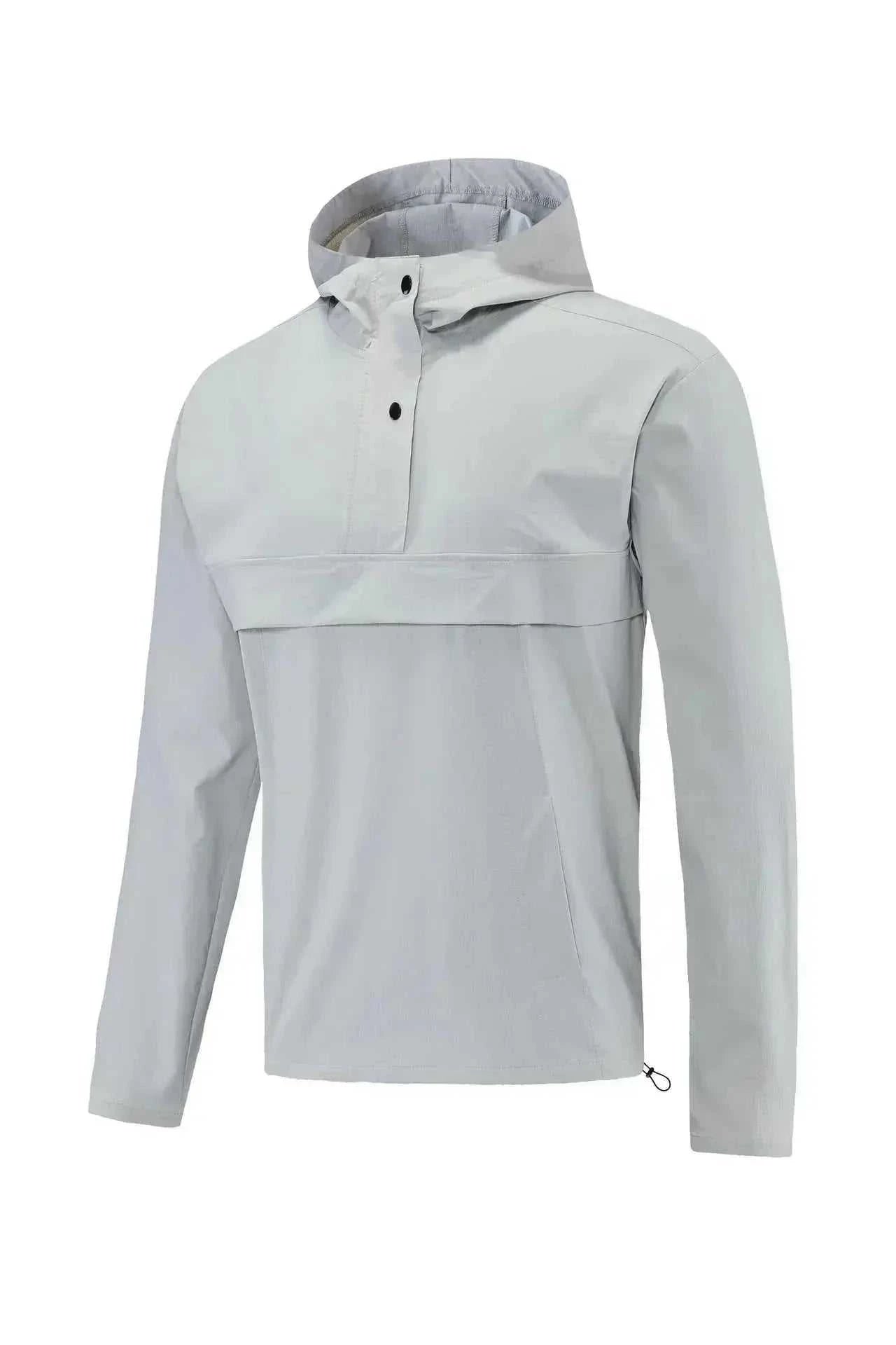 GolfThing waterproof golf windbreaker jacket with hood and zippered pockets